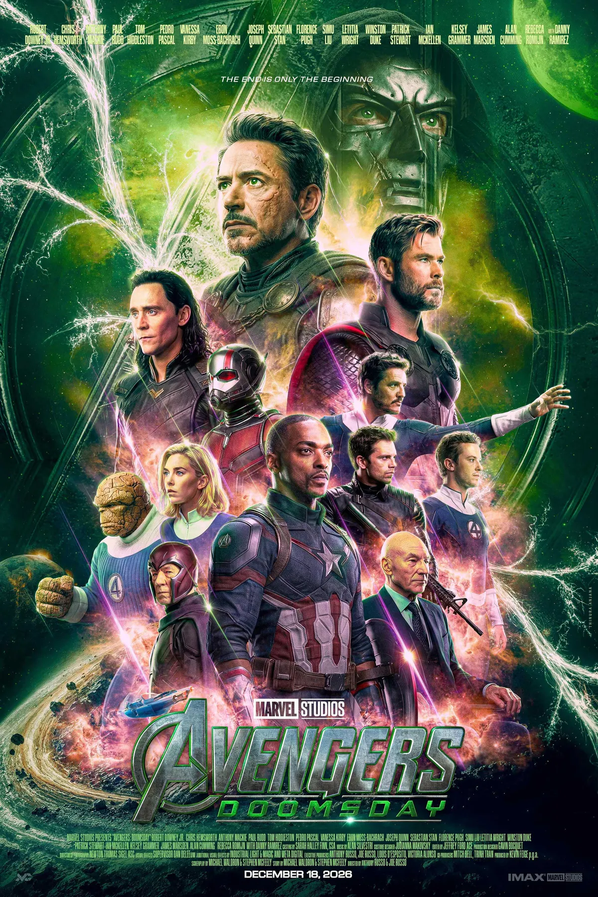 Avengers: Doomsday final poster, version two