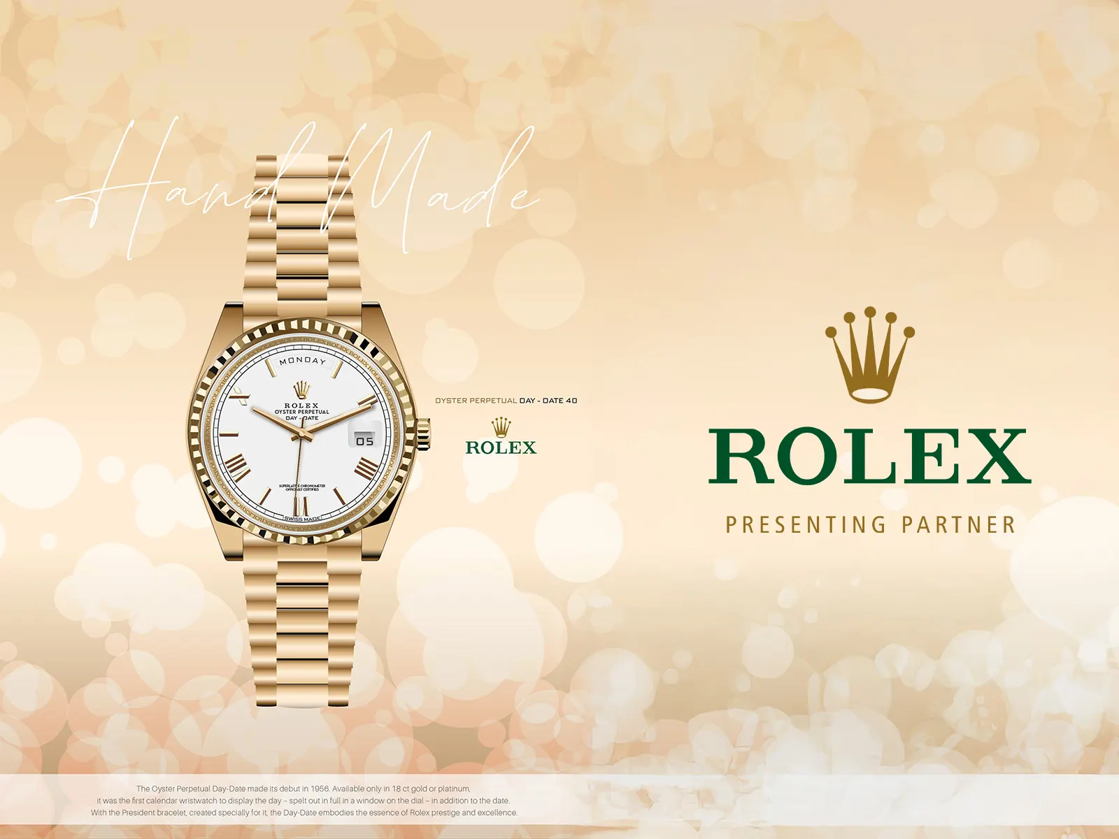 Rolex Day-Date 40 design and palette work