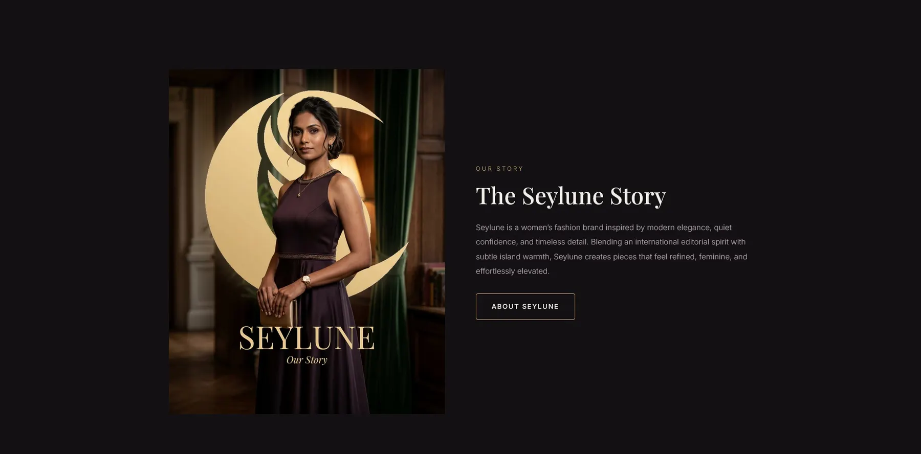 Seylune homepage editorial section