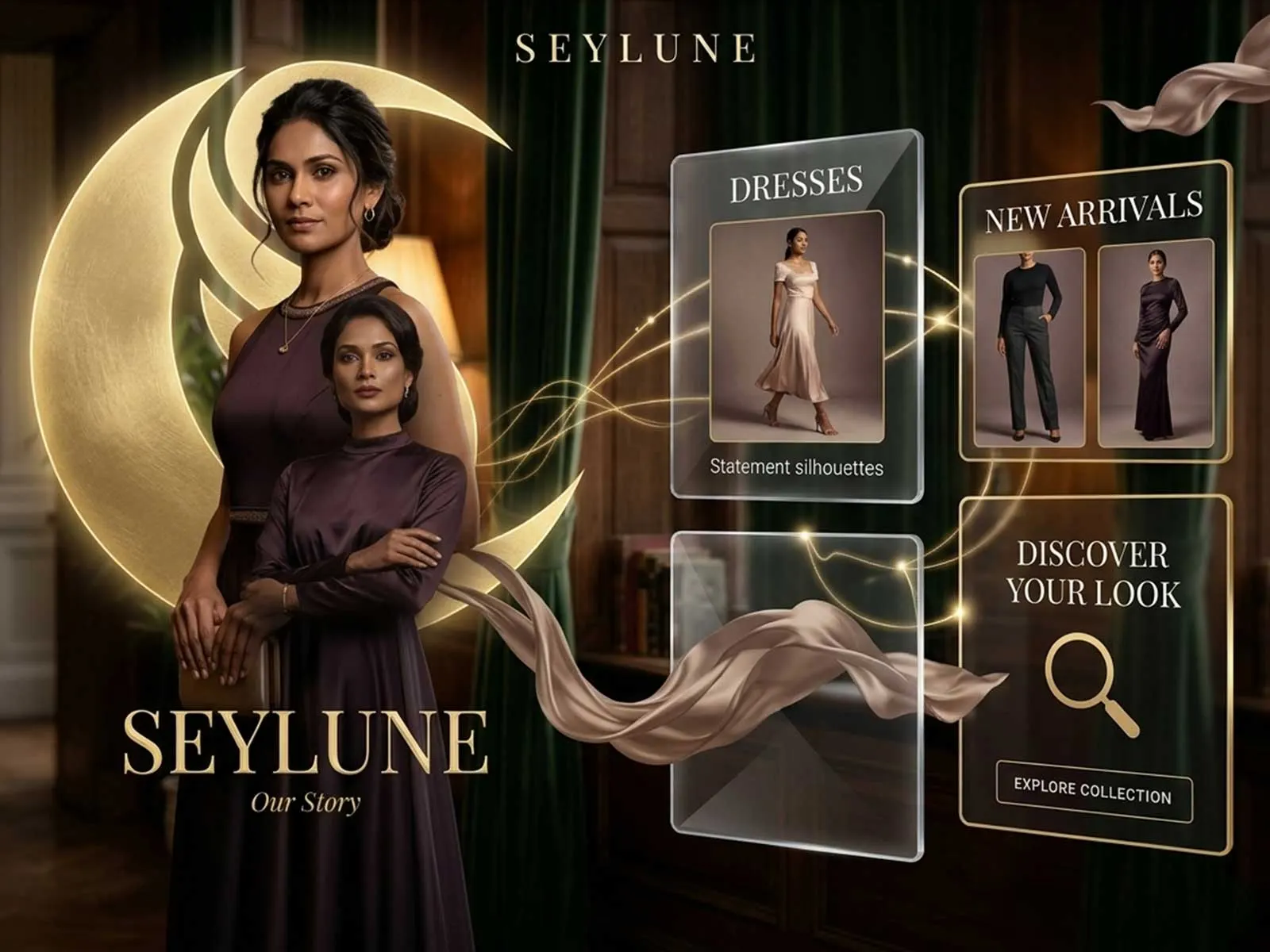 Seylune luxury fashion website