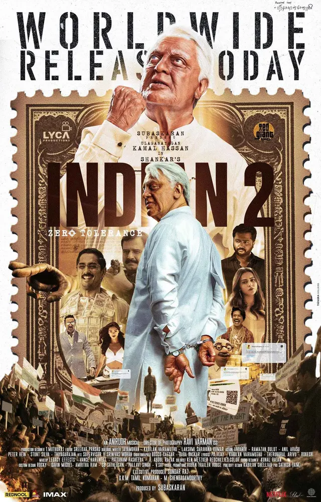Indian 2 poster design