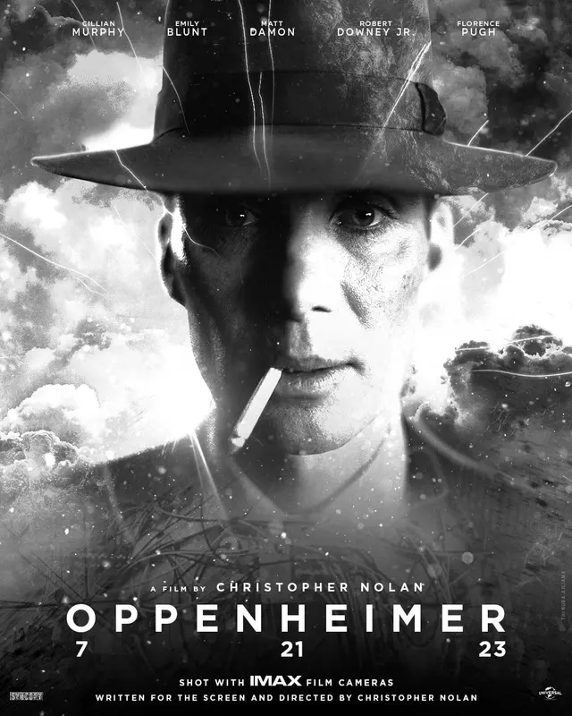 Oppenheimer poster design
