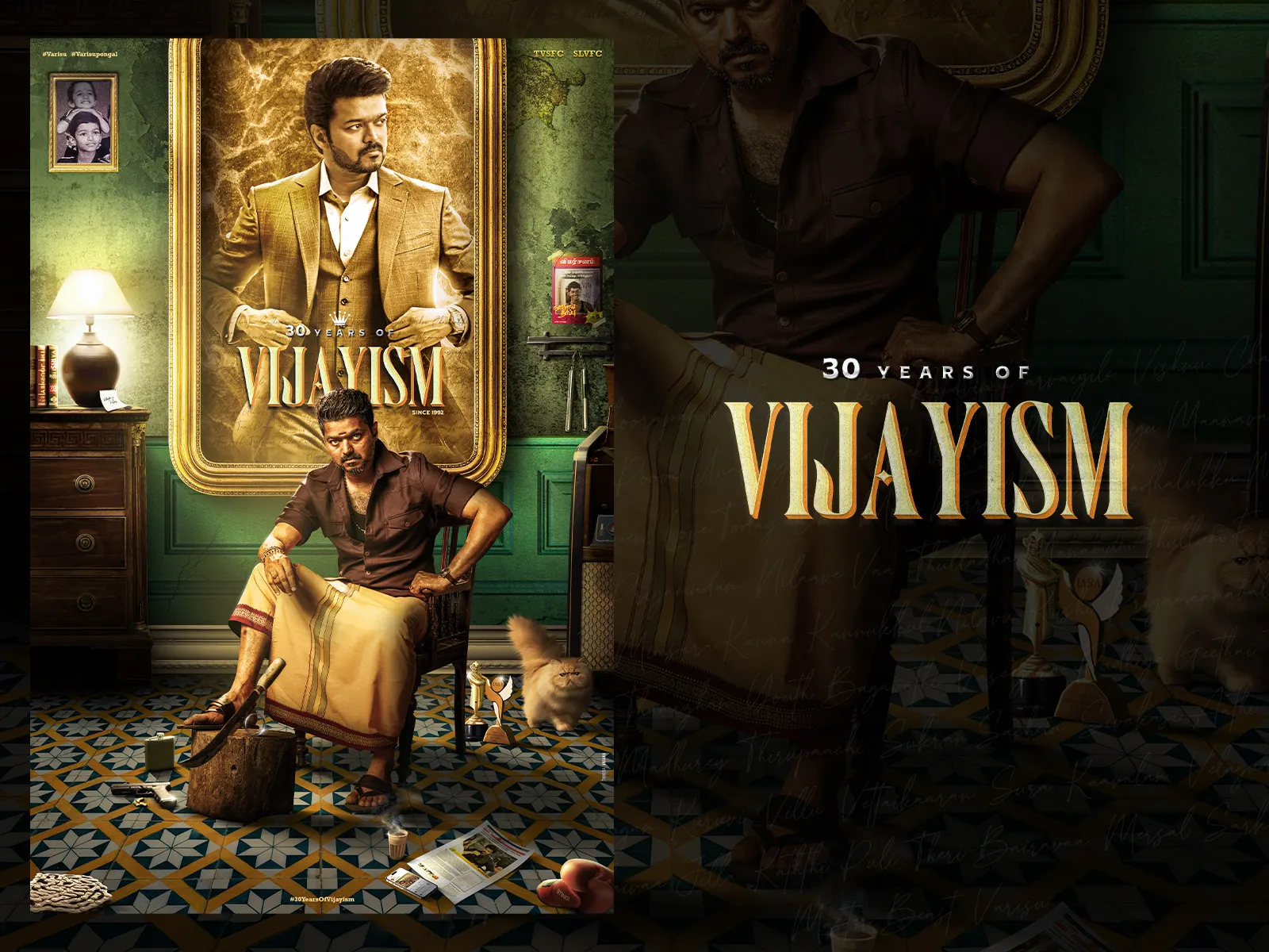 30 Years of Vijayism tribute portrait